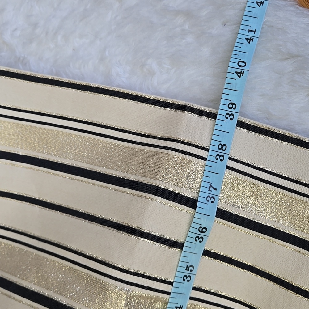 J. Crew Black/Gold Formal Dress, Womens Size 10 - Picture 6 of 10